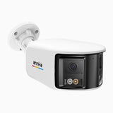 ACD500 - 3K analog övervakningskamera med dubbla objektiv, 180° panoramavy, smart Dual-Light-nattseende, inbyggd mikrofon, IP67