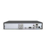 DR45 - 5MP 4-kanals hybrid 5-i-1 DVR, H.265+, stöd för upp till 4 BNC-kameror och 1 IP-kamera