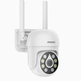 WPT500 - 5MP trådlös Wi-Fi PT-övervakningskamera, ljud- och persondetektering, färgnattseende, larm med en knapptryckning, tvåvägsljud, kompatibel med Alexa