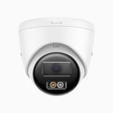 C500X - 3K Dual Light Outdoor PoE Security Camera, Color & IR Night Vision, 3072*1728 Resolution, Human & Vehicle Detection, Two-Way Audio, Flashing Alarm & Audio Alarm, IP67