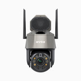 WZ520 - 3K trådlös Wi-Fi PTZ-övervakningskamera för utomhusbruk, 20× optisk zoom, smart Dual-Light-nattseende, AI-persondetektering, 270° panorering och 90° tilt, tvåvägsljud, kompatibel med Alexa