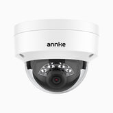 C500D - 3K PoE dome-övervakningskamera för utomhusbruk, färg- och IR-mörkerseende, 3072 × 1728 vid 20 bps, smart person- och fordonsdetektering, inbyggd mikrofon, IP67