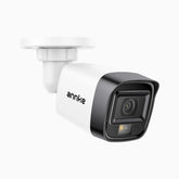 C500 - 3K PoE övervakningskamera för utomhusbruk, Färg- och IR-nattsyn, 3072 × 1728 vid 20 fps, smart person- och fordonsdetektering, inbyggd mikrofon, IP67-klassat väderskydd