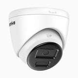 C300 - 2K 3MP PoE övervakningskamera utomhus, EXIR 2.0 mörkerseende, rörelsedetektering, H.265+, IP67