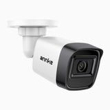 C300 - 2K 3MP PoE övervakningskamera utomhus, EXIR 2.0 mörkerseende, rörelsedetektering, H.265+, IP67