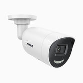 C800X - 4K Outdoor PoE Security Camera, 1/1.8'' BSI Sensor, f/1.6 Aperture (0.003 Lux), Siren & Strobe Alarm, Two-Way Audio, Human & Vehicle Detection, Perimeter Protection, All-Metal Housing