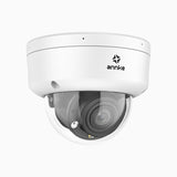 CZ804 - 4K PoE IP-övervakningskamera för utomhusbruk, 4× optisk zoom, smart Dual-Light-nattseende, rörelsedetektering 2.0, inbyggd mikrofon, siren och blixtljuslarm
