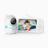 Tivonas CV50 - 1080p 5" HD babyvakt med kamera, tvåvägsljud, röst- och temperaturdetektering, matningspåminnelse, 360° panorering och tilt, 2× digital zoom, 5000 mAh batteri, VOX-funktion
