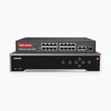 NR3212 - 4K 32-kanals PoE NVR med 16 PoE-portar, 12MP videoupplösning, 4 hårddiskplatser, H.265+, rörelsedetektering, fjärråtkomst