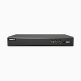 DR88 - 4K 8-kanals hybrid 5-i-1 DVR, H.265+, stöd för upp till 8 BNC-kameror och 4 IP-kameror