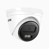 C500 - 3K PoE övervakningskamera för utomhusbruk, Färg- och IR-nattsyn, 3072 × 1728 vid 20 fps, smart person- och fordonsdetektering, inbyggd mikrofon, IP67-klassat väderskydd