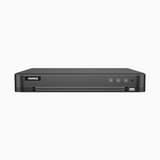 DR168 - 4K 16-kanals hybrid 5-i-1 DVR, person- och fordonsdetektering, H.265+, linjekorsningsdetektering, intrångsdetektering och rörelsedetektering